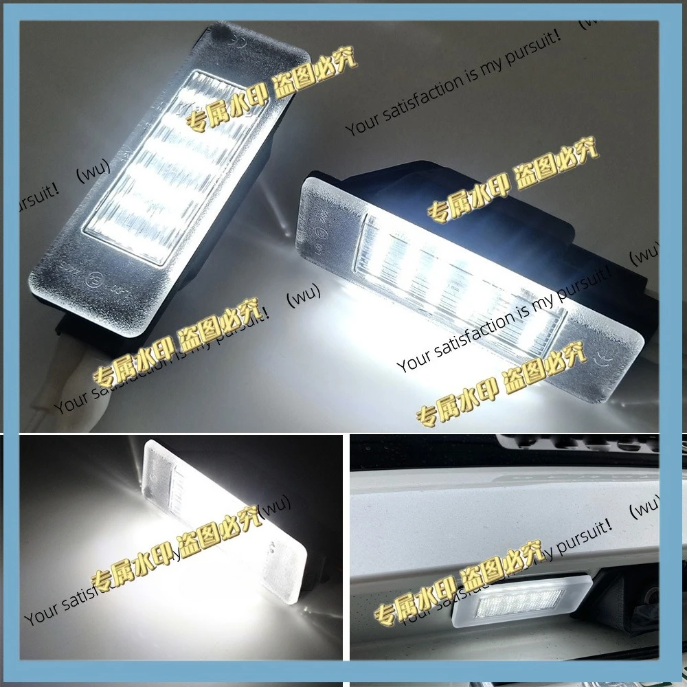 2pcs For Peugeot 106 207 307 308 406 407 508 Expert Citroen Berlingo C2 C4 C5 C6 C8 DS3 Jumpy car LED license plate light