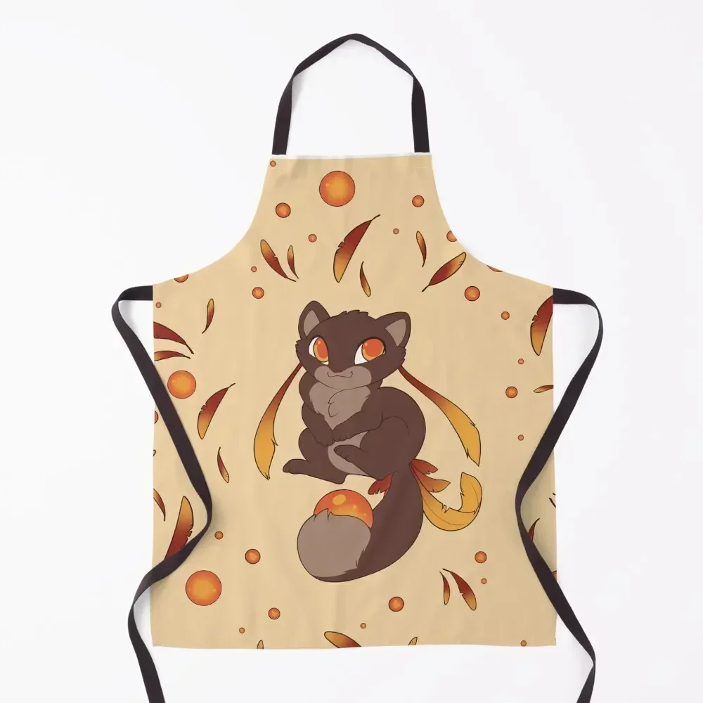 

Cute Baby Ferret (Autumn) Apron christmas 2025 Waterproof Chef Uniform Women Novelties Kitchen And Home Apron
