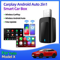 For Tesla Model X Car Styling Plug And Play Wireless Android Auto WiFi Fast Connect New Fota Upgraded Wireless Carplay Adapter