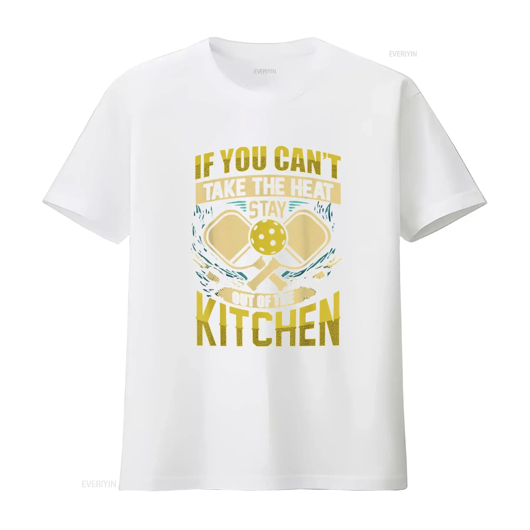 إذا لم تستطيع أن تأخذ الحرارة، البقاء خارج المطبخ، قميص بصمة عتيق مغسول ومتمدد، ملابس عصرية ناعمة للجنسين #4