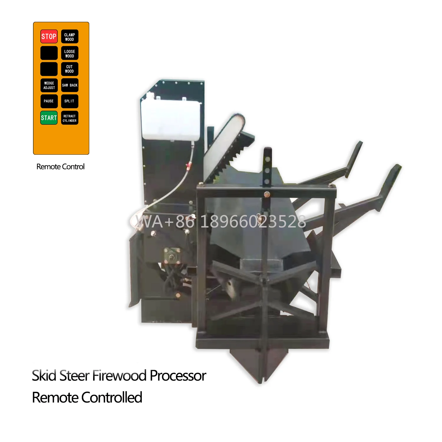 Kompaktlader-Aufsätze, Holzspalter