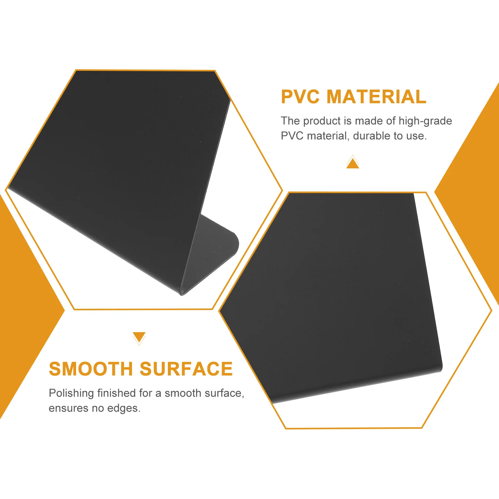 

5Pcs Erasable Supermarket Chalkboard Signs Price Display Boards PVC Material Practical for Shops Exhibitions