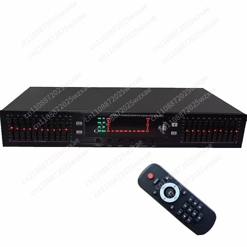 

Цифровой стереофонический предусилитель-эквалайзер EQ-898BT HIFI HD со встроенным USB и Bluetooth, для домашнего использования, 10-полосный, 220В