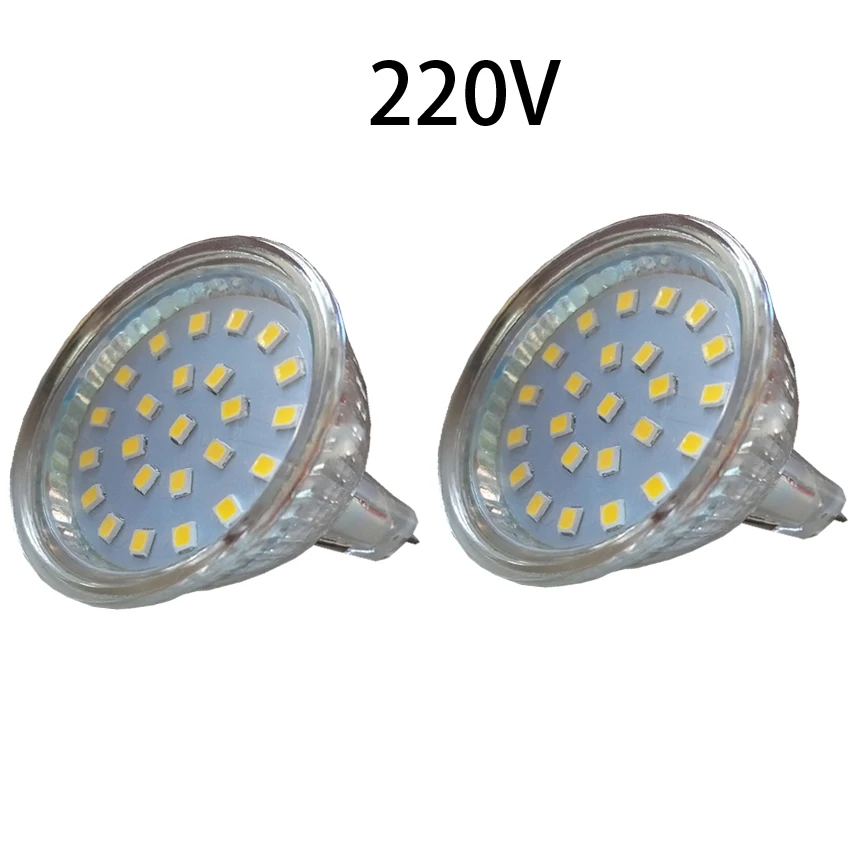 

3W 5W 220V 2835 COB MR16 GU10 Pin 220V 30mm 50mm OD Energy-Saving SMT SMD LED Bead Emitter Down Spot Light Base Bulb Lamp Cup