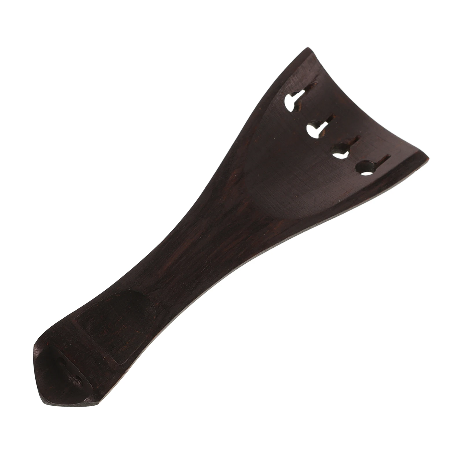 

1pcs Wooden Pull-in Board Black Ebony Violin Tailpiece Parts Accessories Replacement Metal Alloy Resonant Sound Lightweight