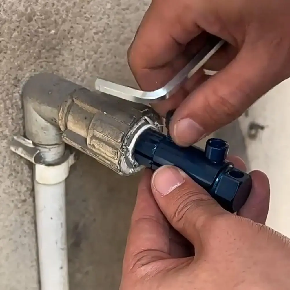 Conjunto extrator de parafuso danificado para remoção de parafusos e reparo de tubos quebrados, kit de ferramentas fáceis para parafusos despojados, removedor de quebra de fio