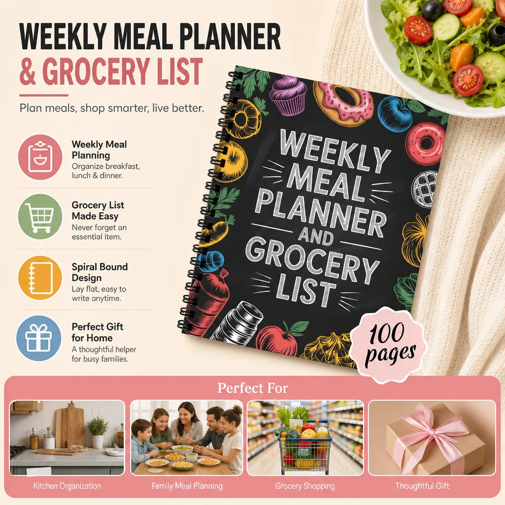 Carnet de planification des re - Meal Prep Book avis et prix