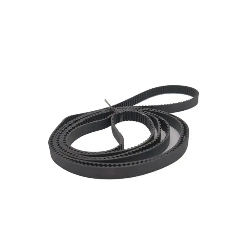 S2M 206 Synchronous Belt S2M-10 Closed-loop Rubber Timing Belts Width 12mm 6mm 8mm STD Black Timing Belt Length 206mm