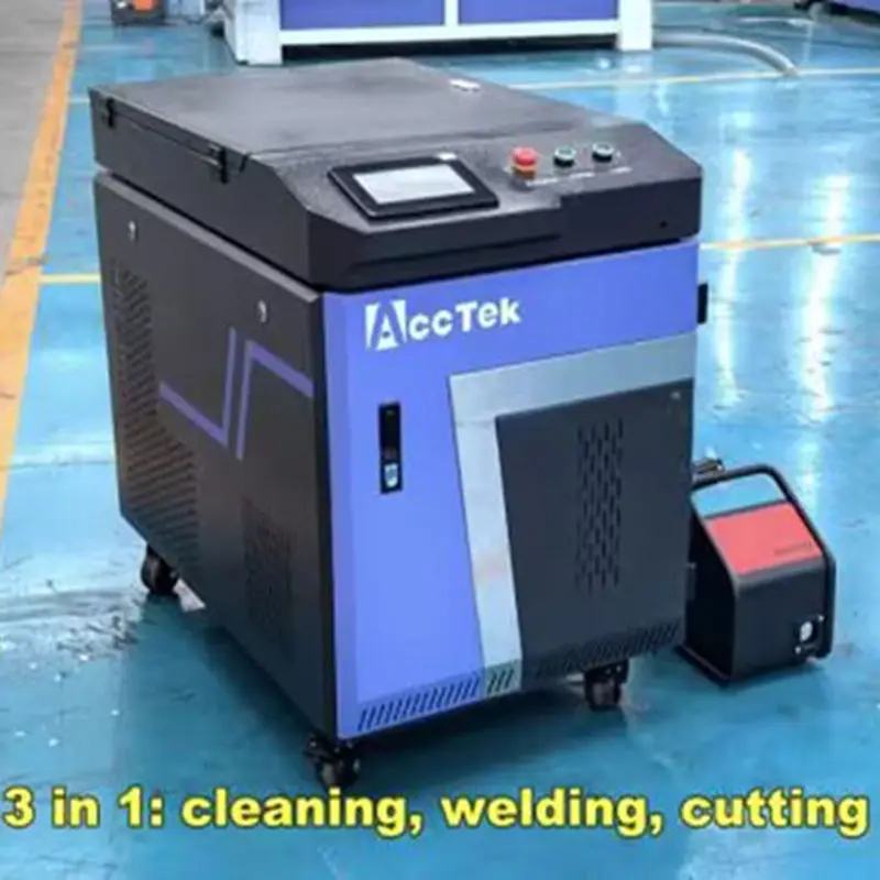 Economic Welding 5-in-1 Raycus Laser Cleaning Welding Cutting Machine 3-in-1 4-in-1 Optic Laser Metal Soldering Tools 2kw 3kw