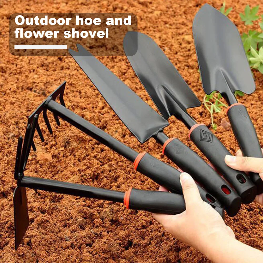 

Iron Shovel/hoe/rake For Gardening Tool Multifunctional Double-sided Planting Tool For Garden Digging,transplanting,weedin
