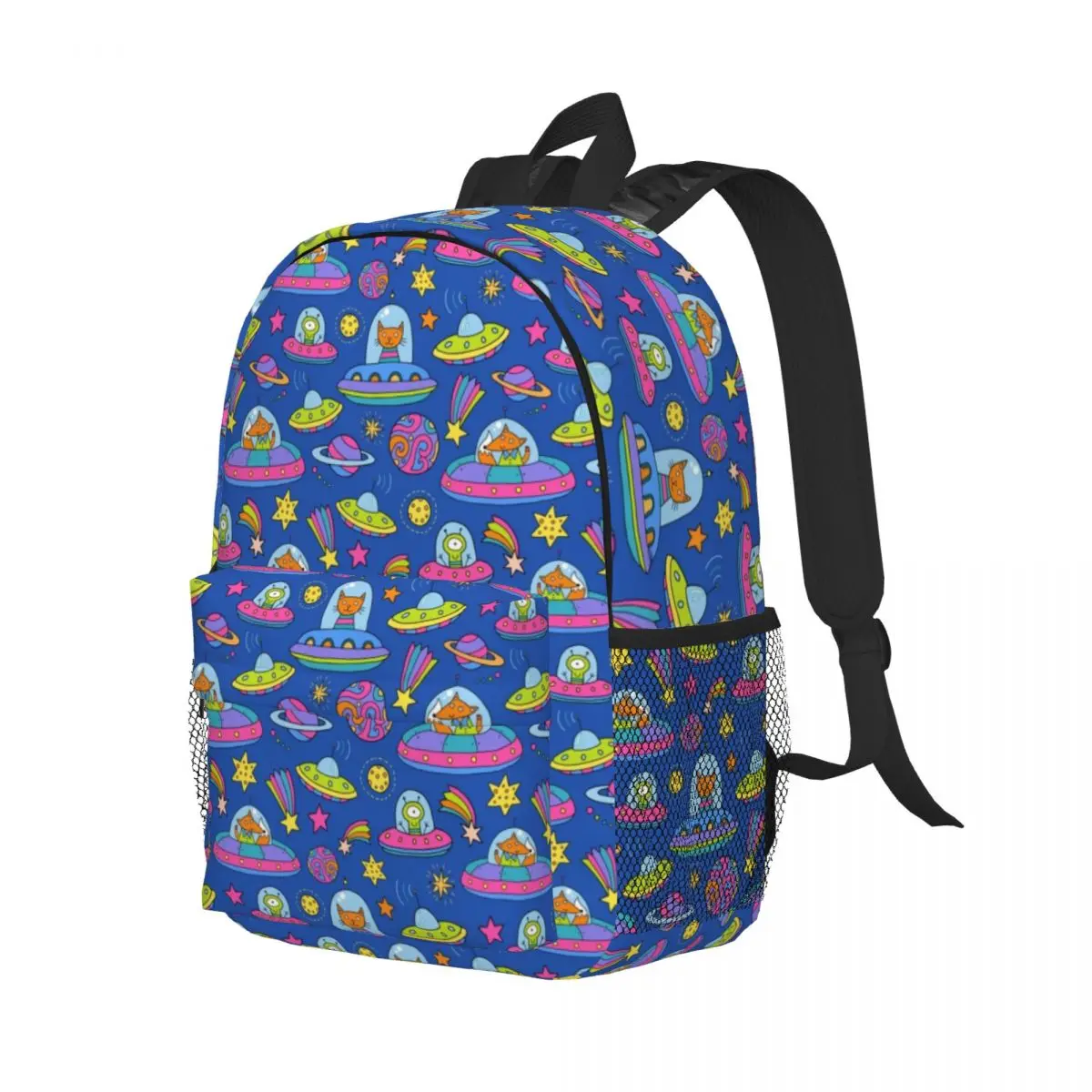 To The Moon And Back Aliens Pattern Backpack for Men Women School College Student Bookbag Fits 15 Inch Laptop Bags