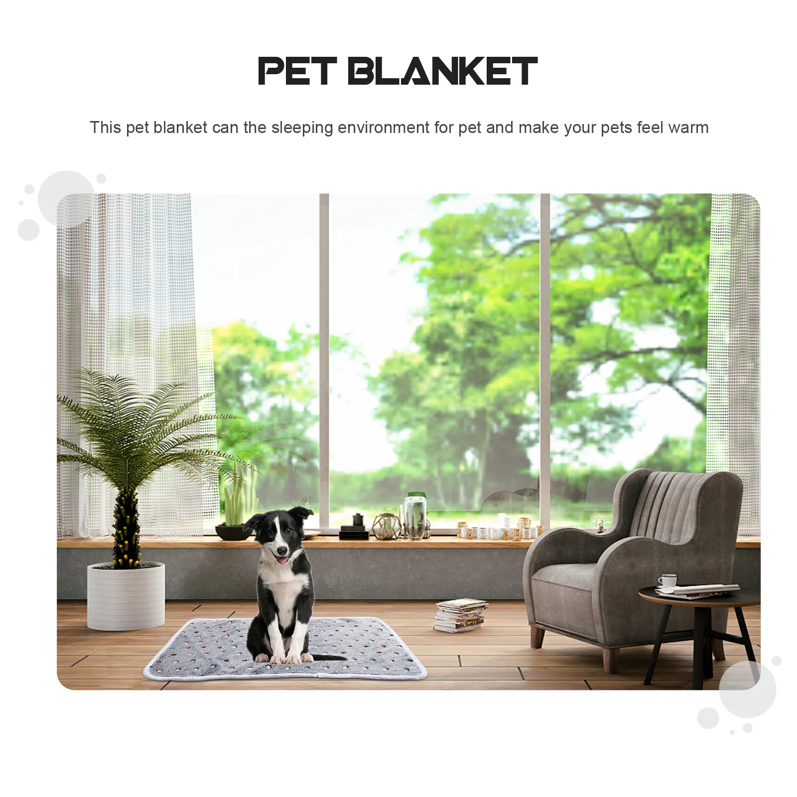 

4 pcs Pet Blanket For Cat Dog Winter Warm Sleeping Mat Portable Washable Bed Mat Comfortable Pet Supply For Home Car Travel