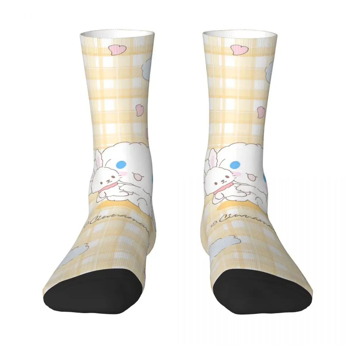 Autumn Winter Casual Men's Women's Sanrio Cinnamoroll Cute Cartoon Socks Breathable Sports Socks