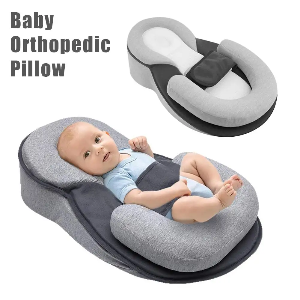 15 °   Cuscino a cuneo per bambini con design in pendenza Anti sputo Latte Allattamento Anti rotolo Supporto per riflusso infantile Aiuta a dormire Cuscino per allattamento