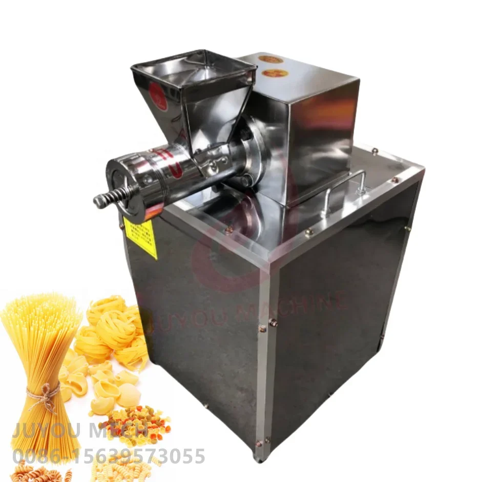 High Efficiency Macaroni Spaghetti Maker Machine Fusilli Noodle Forming Machine Pasta Extruder Making Machine