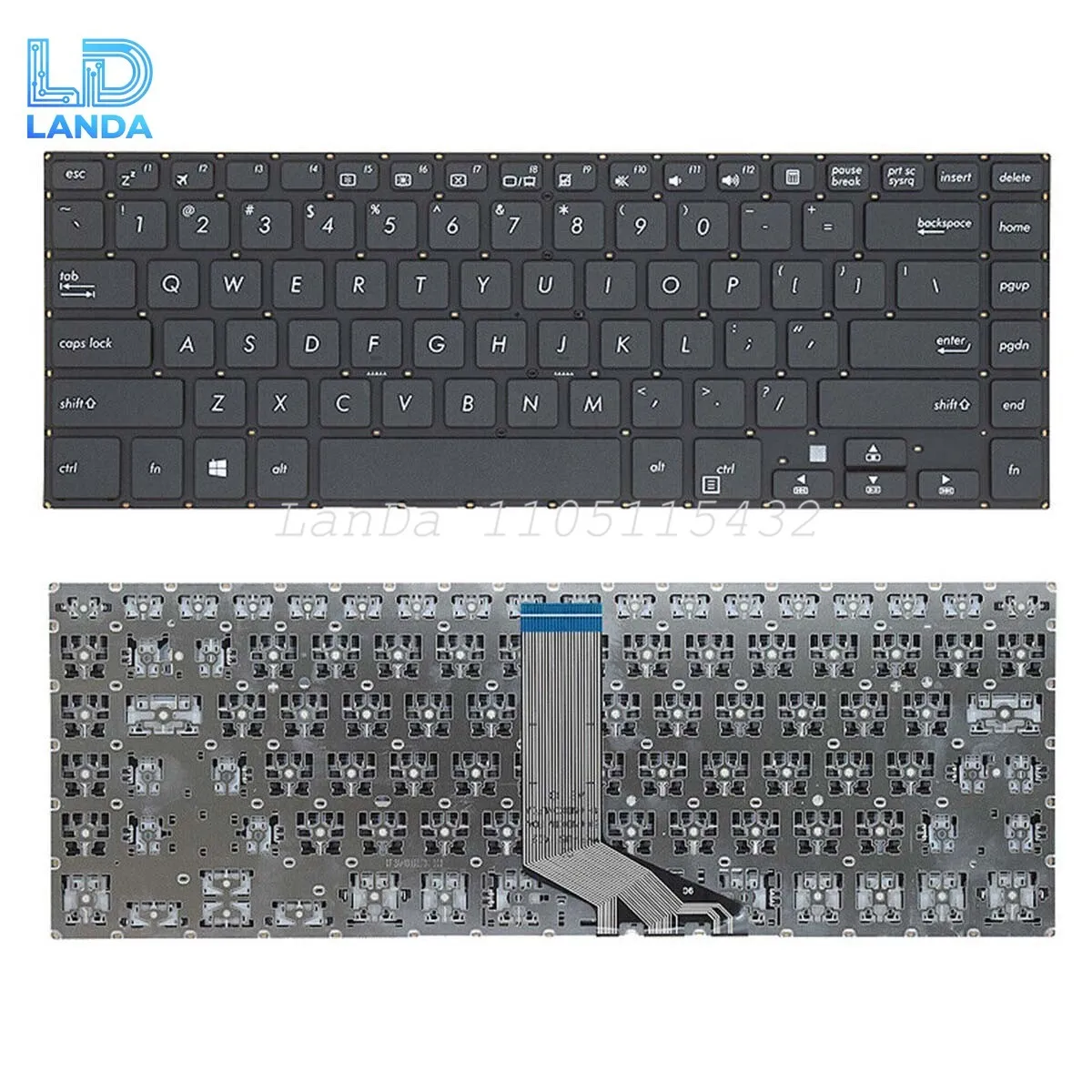 Laptop Keyboard For ASUS PRO P1440 F P1440FA P1440UF P1440U P1440UA US Black