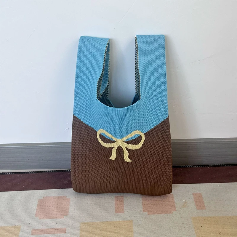 

Korean-style Women's Handbag Fashionable Hand-woven Mini Handbag Casual Handbag Reusable Shopping Bag