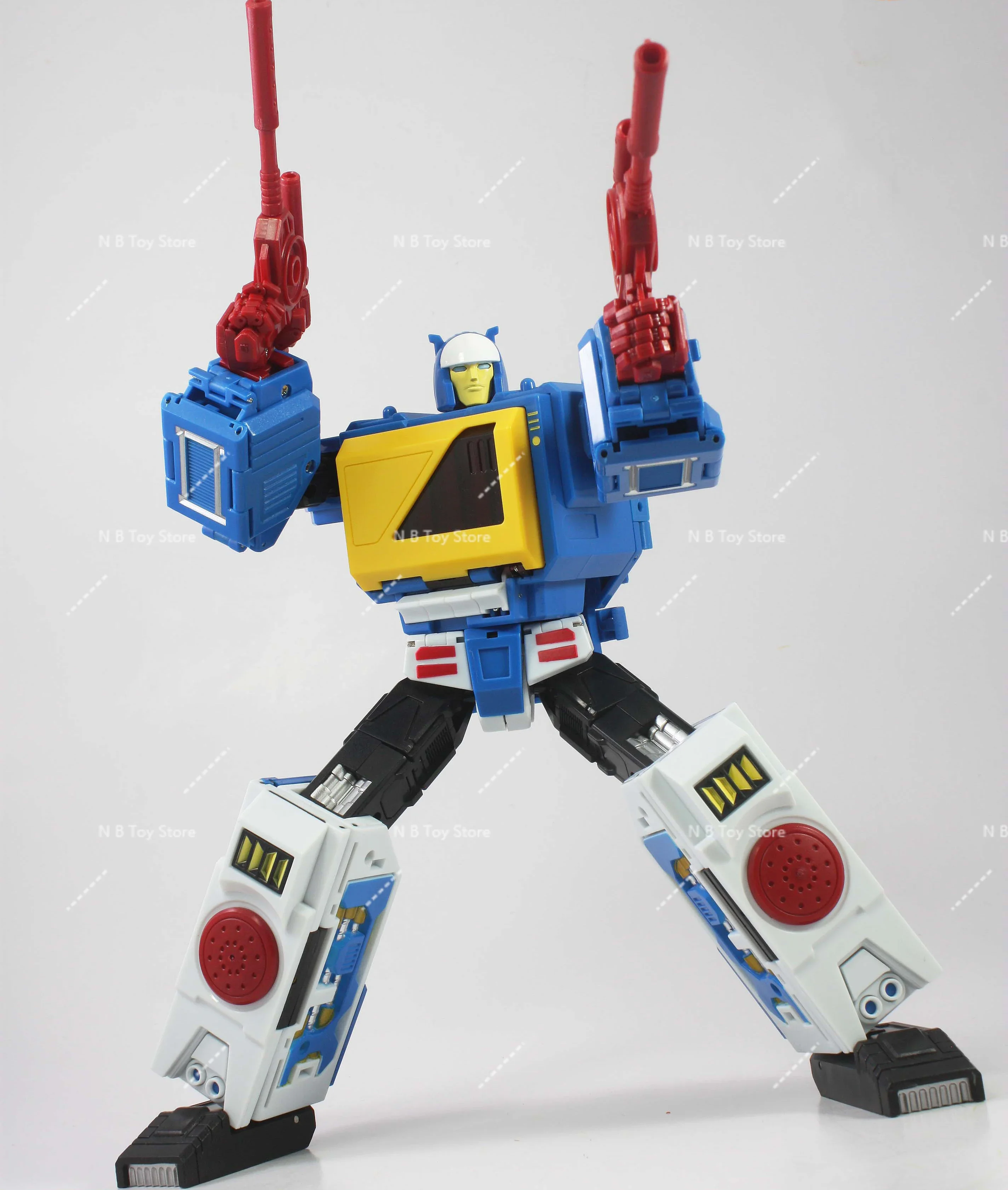 KFC Transformation Blaster P4Ax P-4Ax Transistor P-4B P4B P-4C P4C Blue TWINCAST MP Proportion G1 Doubledeck Action Figure