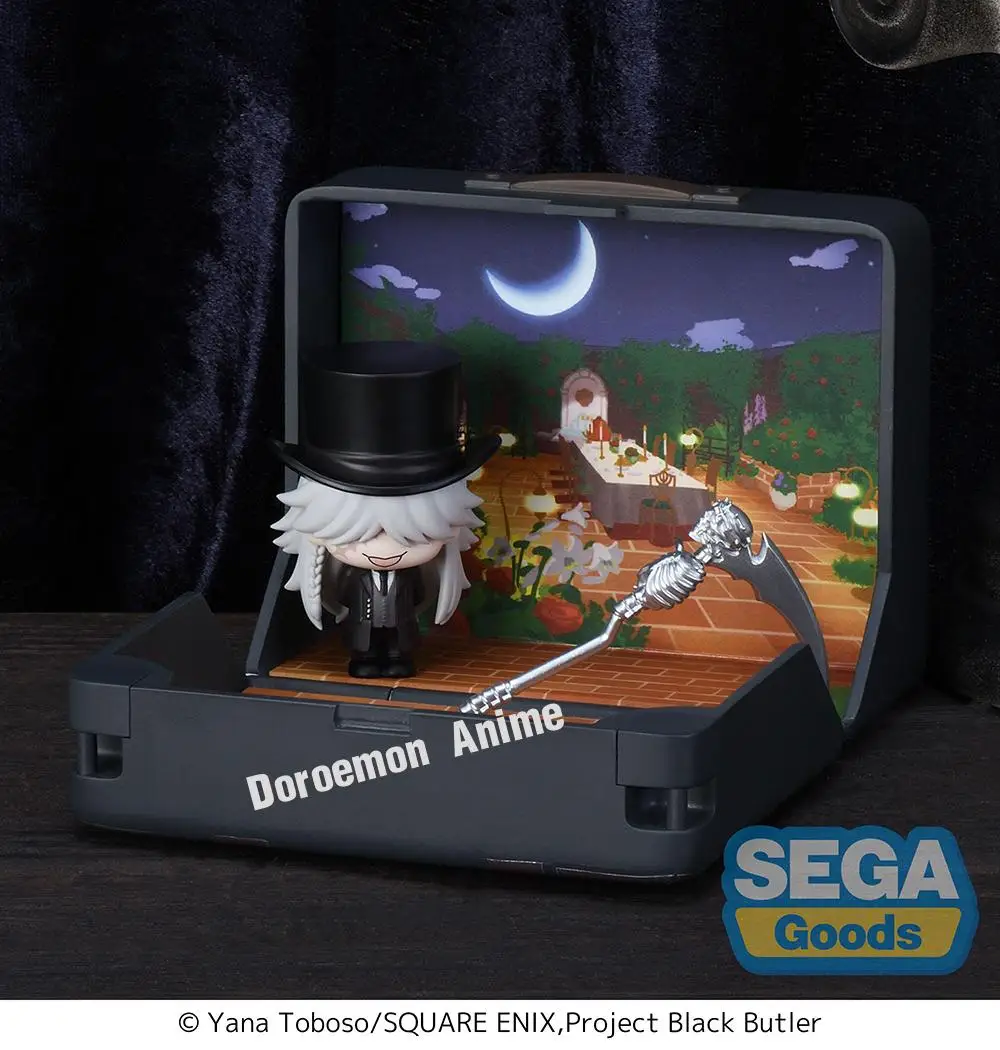 Pre-Order Original Sega Petite World Memories Black Butler -Public School Arc- Ciel Phantomhive Undertaker Sebastian Figures