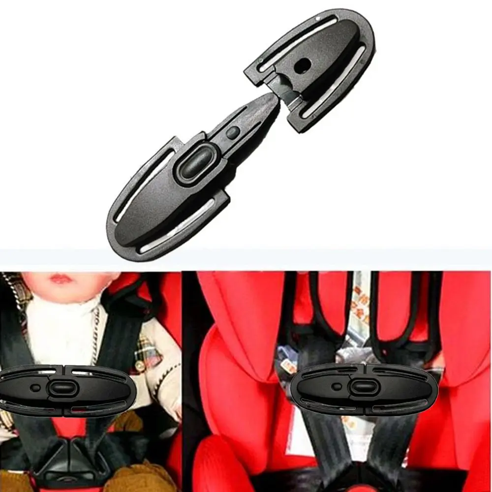 Baby Child Car Seat Safety Strap Belts Harness Chest Clip Kids Safe Lock Buckle