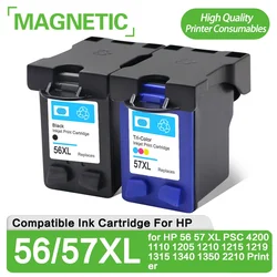 For HP 56 57 Compatible Refillable Ink Cartridge for HP 56 57 XL PSC 4200 1110 1205 1210 1215 1219 1315 1340 1350 2210 Printer