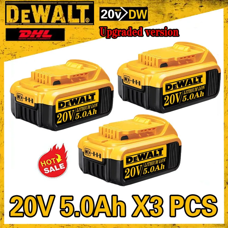 

Dewalt 20V 5.0Ah rechargeable battery, BDC112 charger, original Dewalt 20V DCB206, DCB205, DCB200 tool power battery DCB609