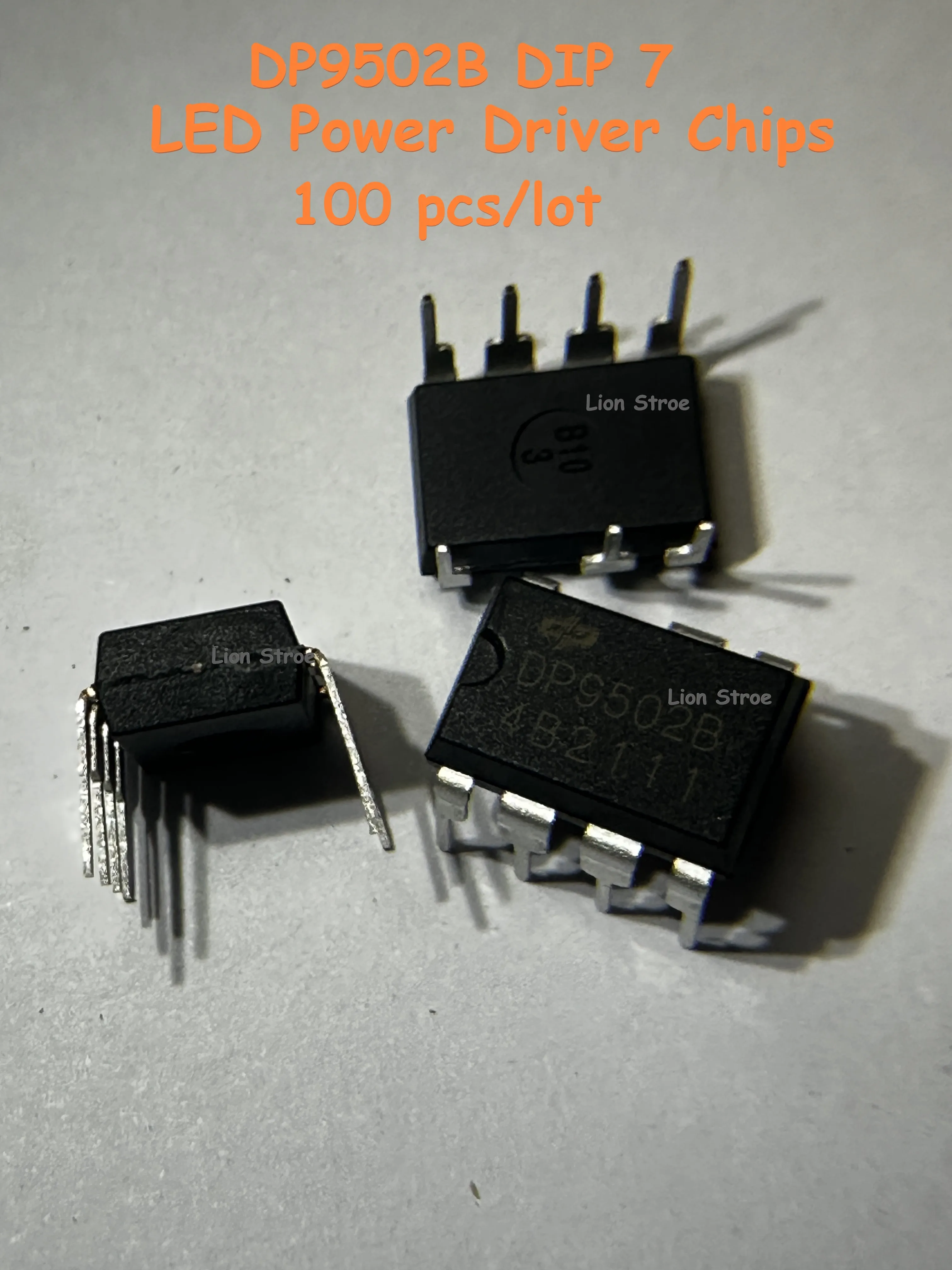 100pcs/lot DP9502B DIP7 Non-isolated, Buck Power Switch LED Lighting Driver Chip