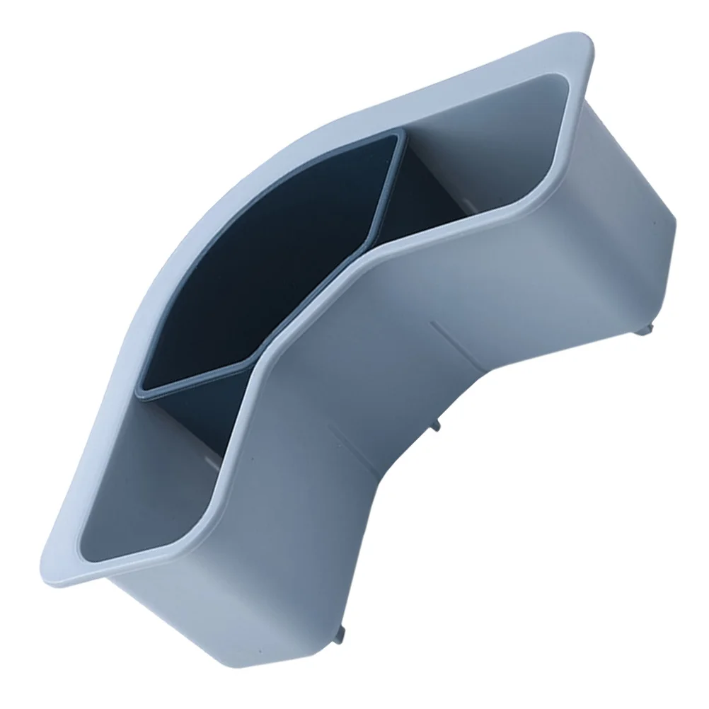 

Kitchen Sink Strainer Rack Pp Material Smooth Edges Drain Storage Holder For Small Accessories Triangular Sucker Shelf Organizer