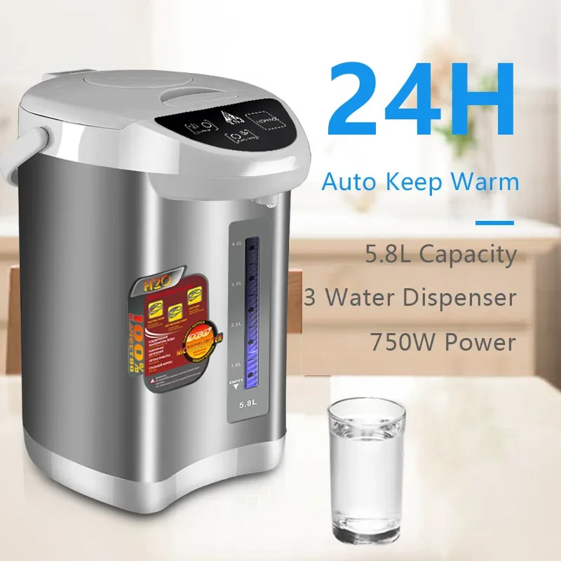 

TSJ Stainless Steel 110V Electric Hot Water Bottle Home Automatic Insulation 220V Hot Water Kettle