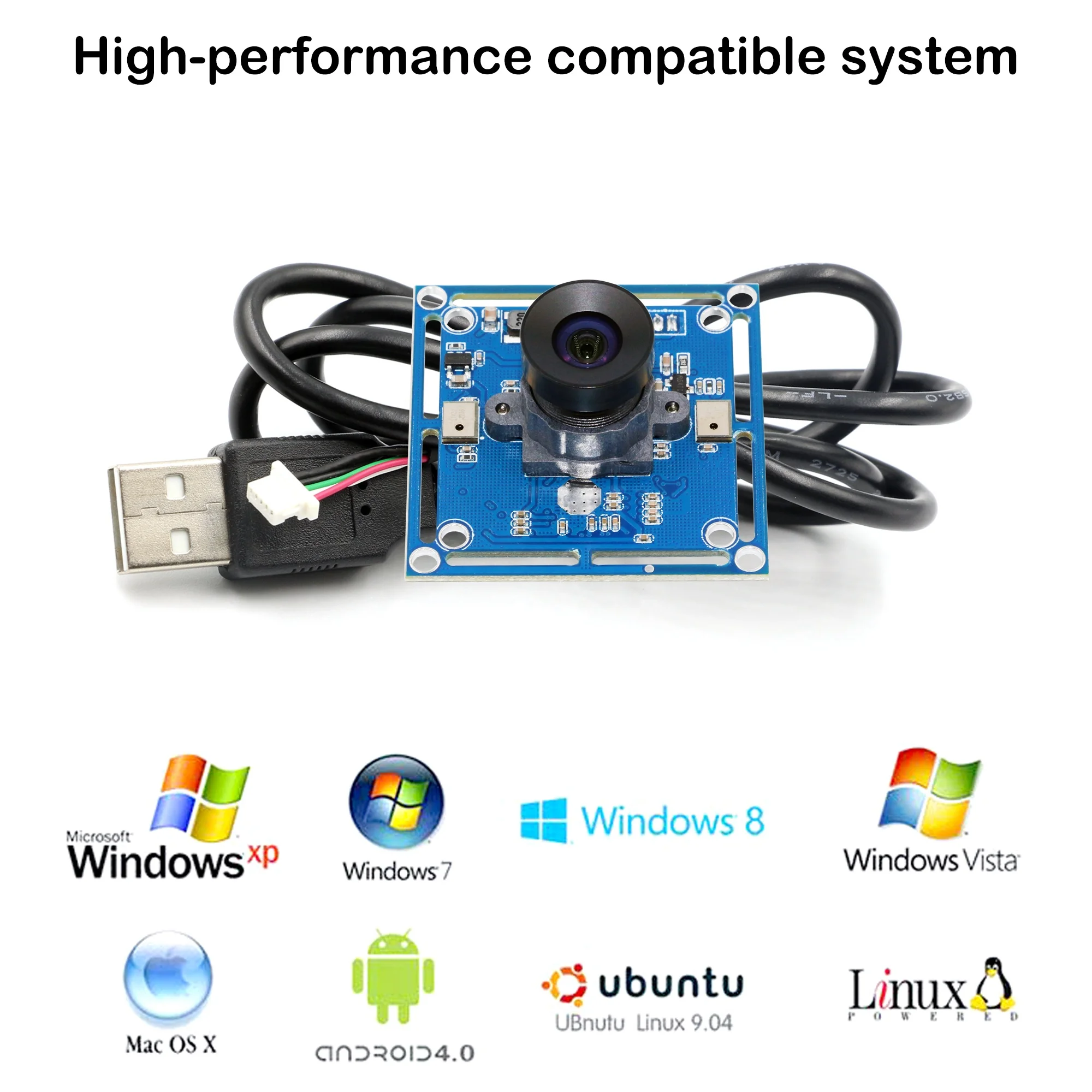 Custom IMX323 WDR Full HD 1080P AHD Camera Module 2 Megapixel CMOS Image Sensor Mini USB UVC ATM Fixedfocus OEM Module Cameras