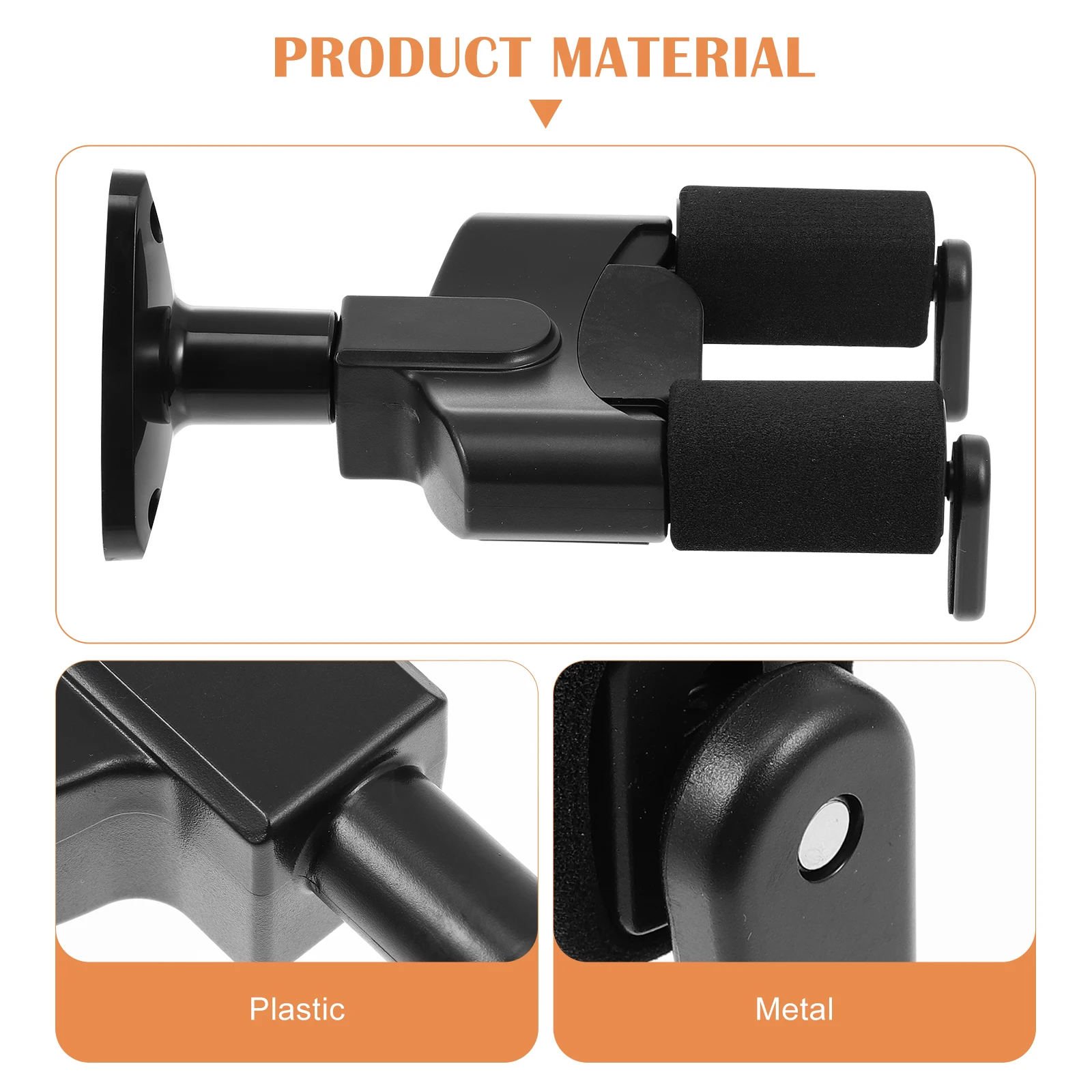 

Gravity Self-locking Hook Wall Mount Guitar Hanger for Ukulele Violin Erhu Bass Durable Metal Display Rack Support Heavy Load