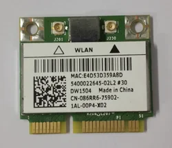 ヘビーcom、bcm94313hmg2l、dw15004、ハーフミニ、pci-e、dell Lite5530、e6330、e6430、e6230、新規用のワイヤレスネットワークカード