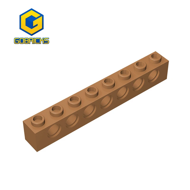 

Gobricks GDS-627 1 PCS with 7-hole brick 1X8 brick compatible with children's DIY Educational Building Blocks Technical