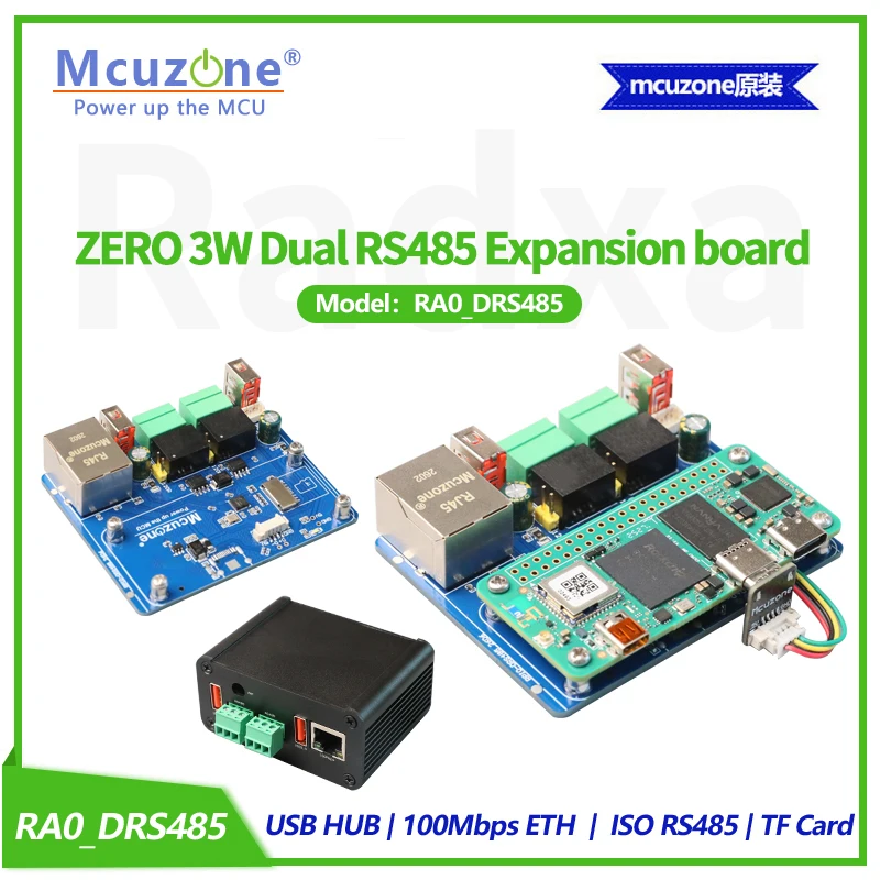 ra0-drs485、radxa-zero-3w用デュアルrs485拡張ボード、iso-rs485、ドライバ不要