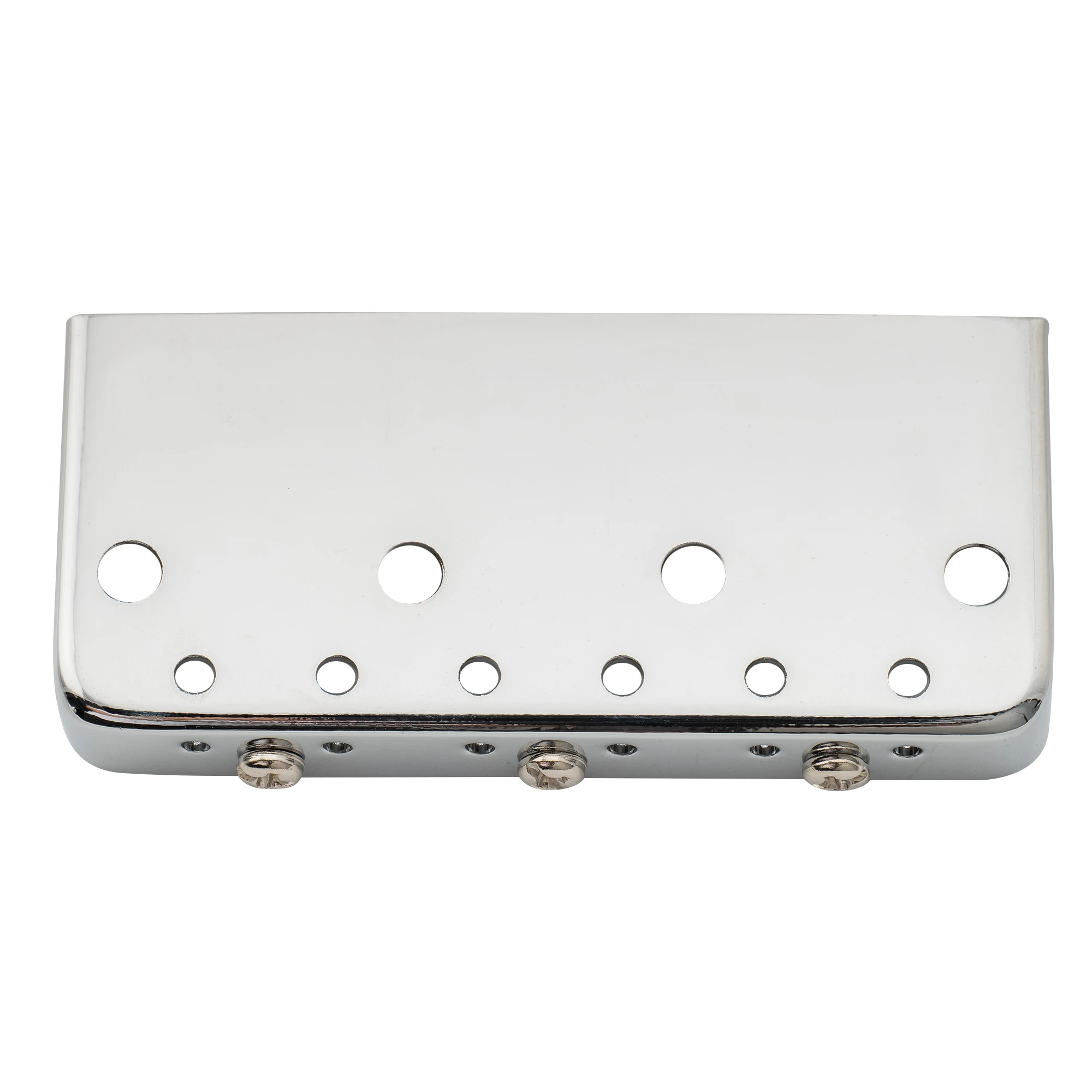 Wilkinson WTBS 54 mm (2-1/8 pollici) Ponte corto in ottone compensato a 3 selle per chitarra elettrica Humbucker Tele Style o vintage