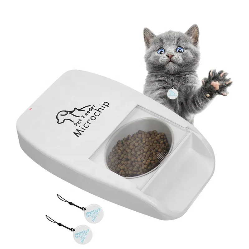 

Suitable for Both Wet and Dry Food Automatic Pet Feeder Microchip Pet Feeder