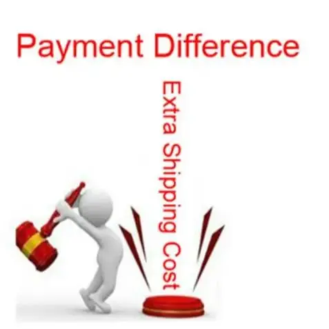 

Order payment difference, Extra shipping cost