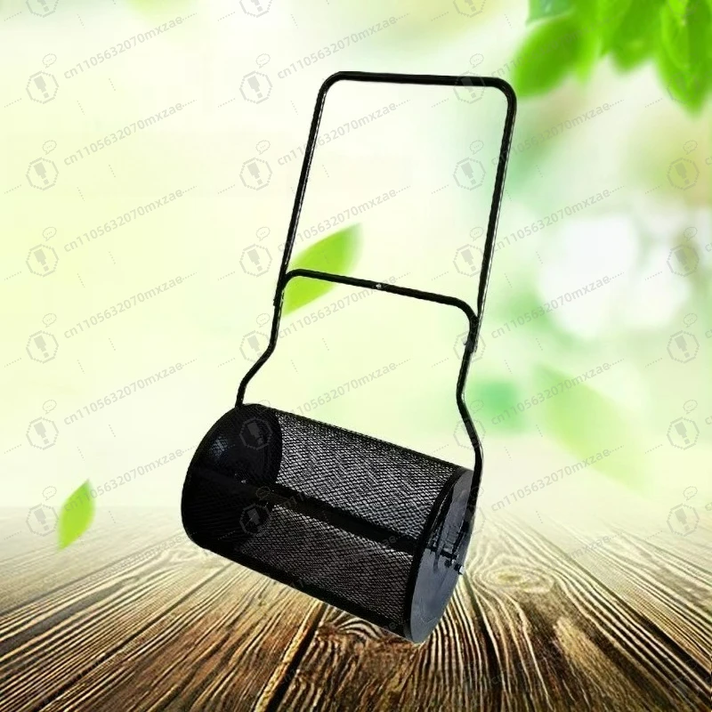 1Pc Large Capacity Handheld Spreader Multi-Functional Garden Seeder Fertilizer Spreader For Home Gardening