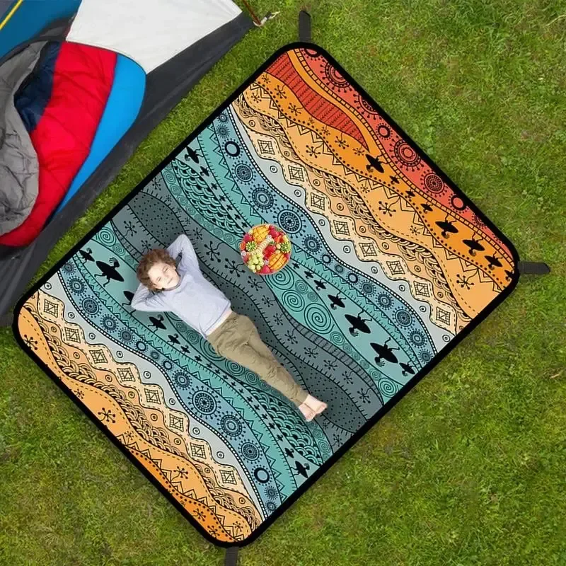 

220x180cm Picnic Mat Outdoor Camping Blanket Waterproof Foldable Beach Picnic Blanket Ultralight Camping Mat Beach Mattress