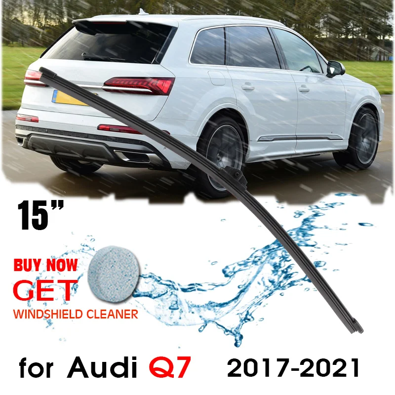 

Car Wiper blade Rear Back Window Windscreen Windshield Wipers For AUDI Q7 Hatchback 380mm 2017-2019 2020 2021 Auto Accessories