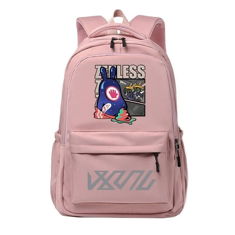 

Breathable mesh, 32×46×16cm Black White Blue Pink, Zenless Zone Zero, Student Kids Teens School Bags, Anime Backpacks Girls Boys