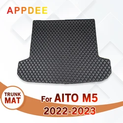 Car Trunk Mat For AITO M5 2022-2023 Custom Car cargo liner carpet Accessories Auto Interior Decoration