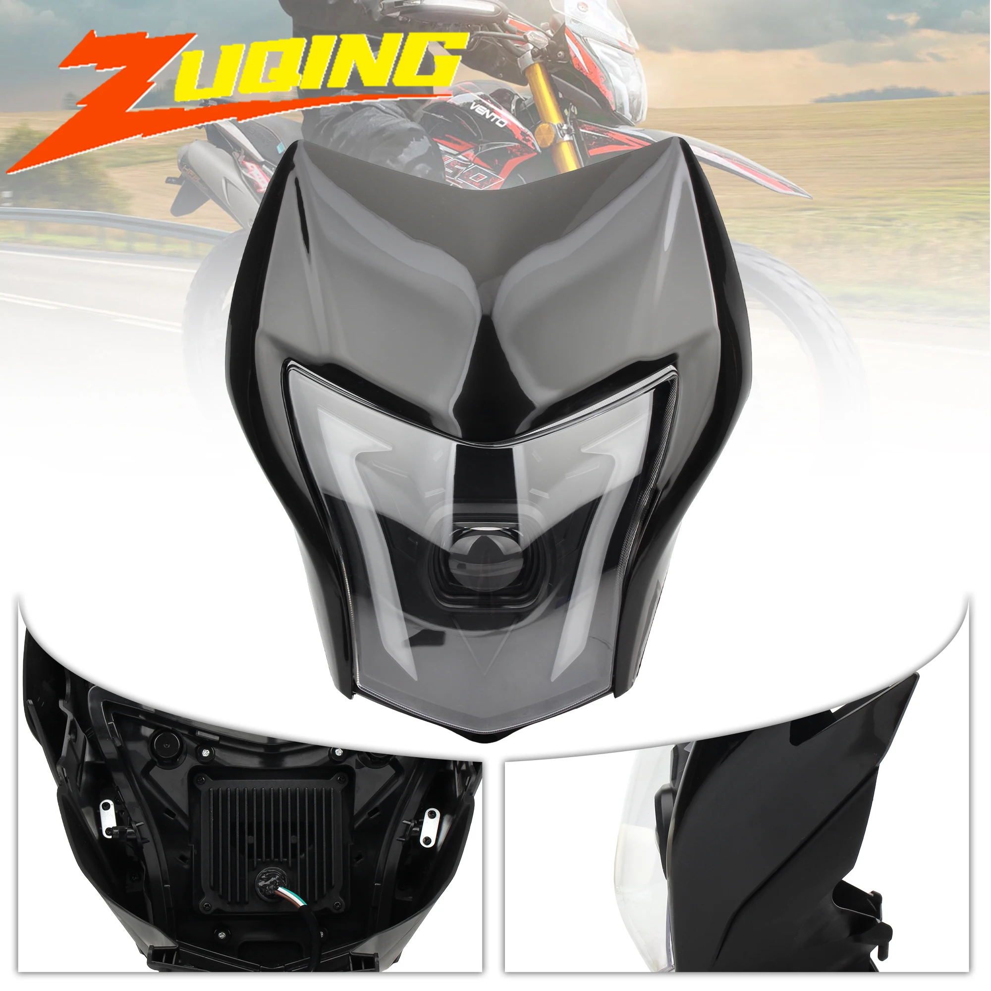 

Светодиодная фара для мотоцикла, обтекатель эндуро для Honda XR150L XR 150L Vento CROSSMAX 250 PRO, модифицированные детали фар для мотокросса