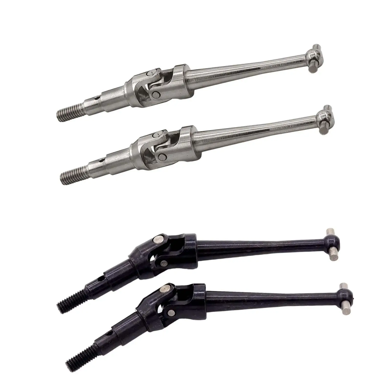 2x RC Car Upgrades Parts Hard Steel Replacement Metal RC CVD Driveshaft for 1:16 Scale 14209 14210 Accessories RC Crawler Car