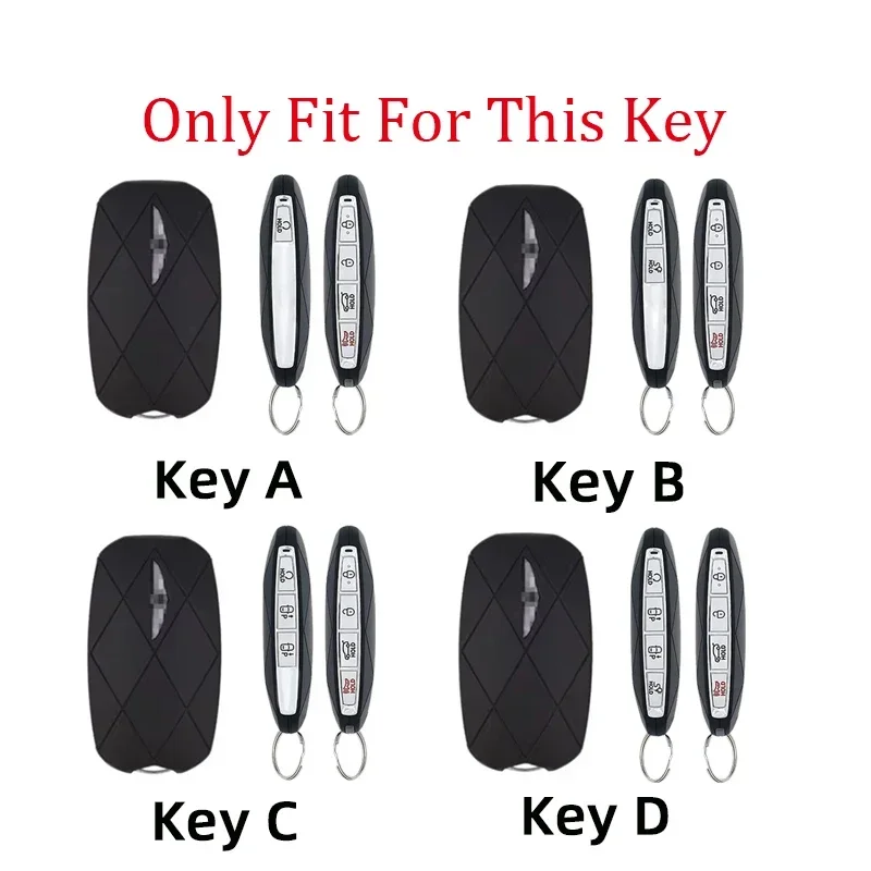For Hyundai Genesis G80 2023 2024 2025 G70 G90 G90RS4 GV60 GV80 Auto Accessory New Leather Car Key Cover Smart Remote Fobs Case