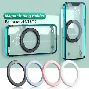 Bilashmart MagSafe Magnetic Ring Sticky Holder Strong Magnet Mobile Phone Wall Mount Mobile Phone Tablet Holder IPhone 15 Pro IPad