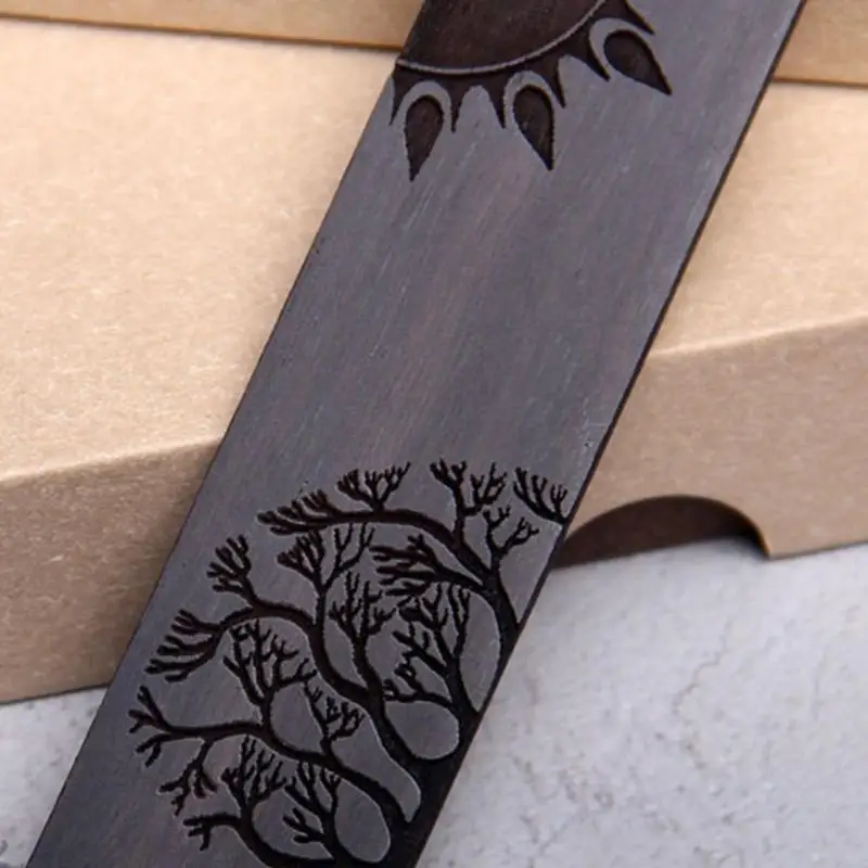 W89C الإشارات المرجعية الخشبية ، الإشارات المرجعية الفريدة الفريدة من نوعها يدويًا صفحة الخشب العلامة العلامات الكتب المحفورة مع