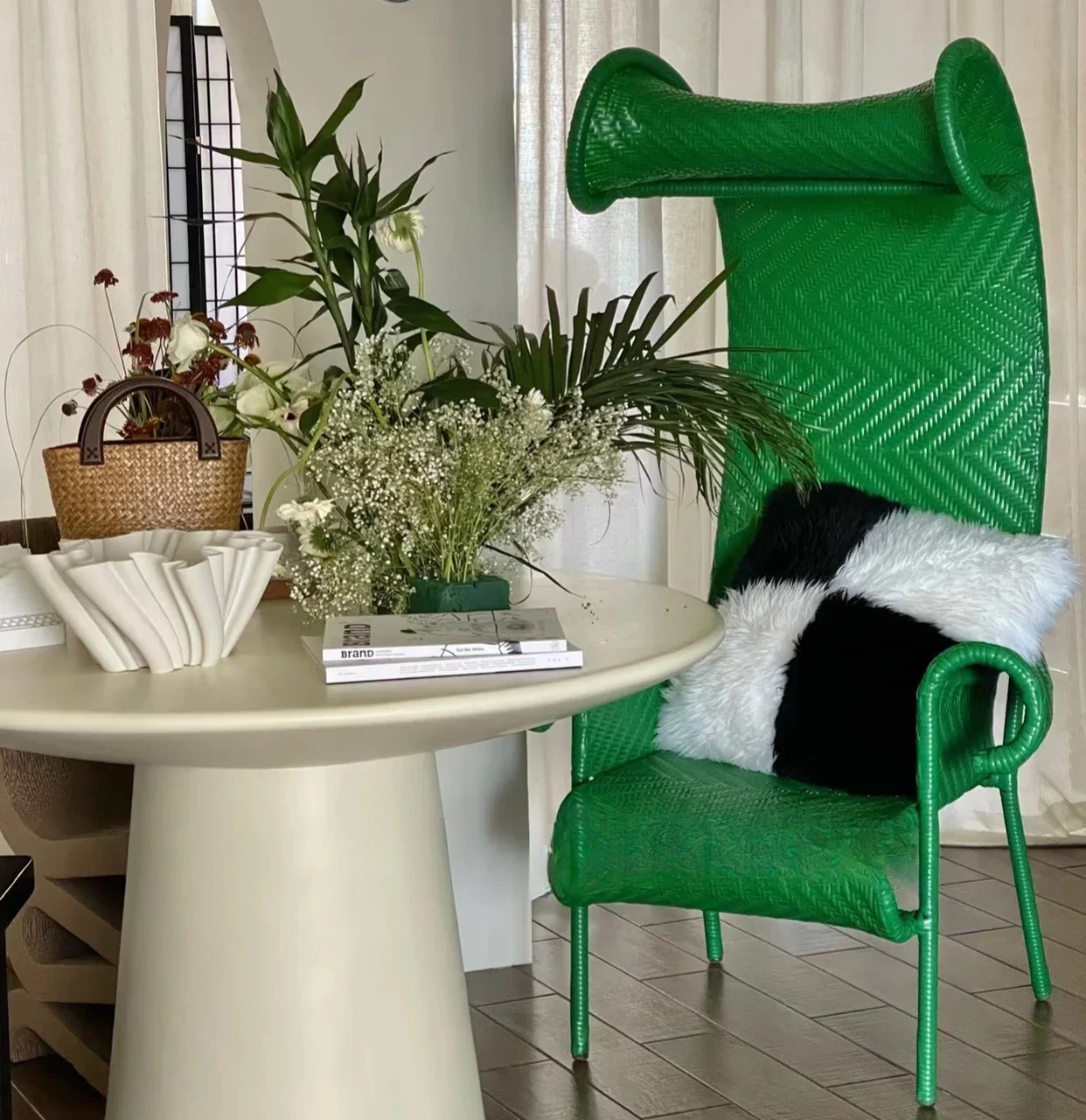 

Hot SalesSilla De Mimbre Para Exteriores, Sofá, Sala De Estar, Balcón, Muebles De Ocio
