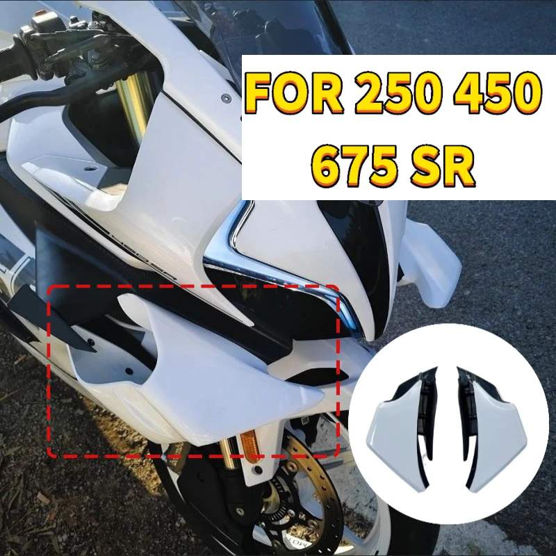 For CFMOTO 250SR 450SR 675SR 250 450 675 SR Motorcycle Accessories Aerodynamic Wing Kit Fixed Winglet Fairing
