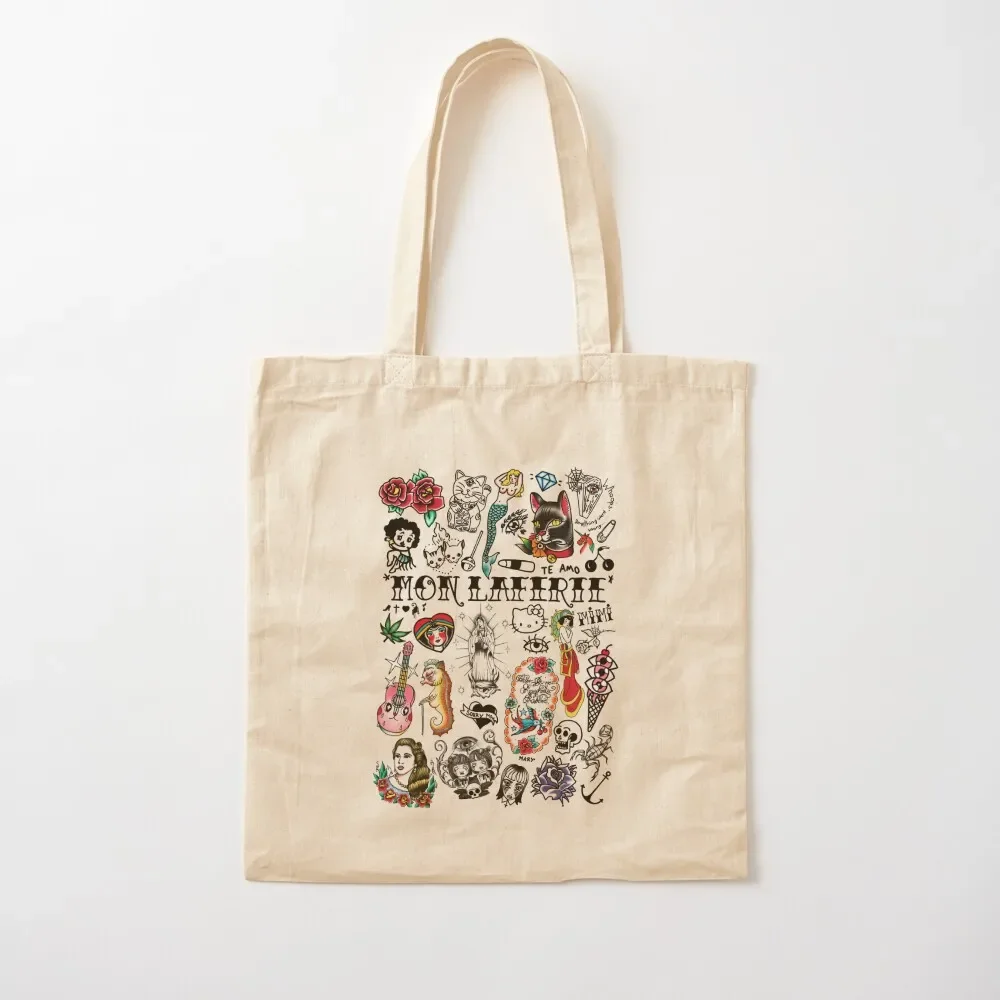 

MIX Mon Laferte (Renewed, CHOOSE ONLY LIGHT TONES) Tote Bag Canvas Bag For Women Women's Shopper Bag
